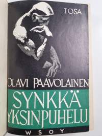 Synkkä yksinpuhelu 1 : päiväkirjan  lehtiä vuosilta 1941-1944