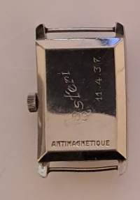 Tissot, &quot;Art Deco&quot;, Antimagnetique, wristwatch, 22 x 31,5 (37,5) mm. mekaaninen rannekello ei käy  -  rannekello kaiverrus Esteri 1937