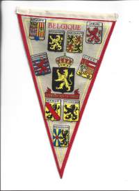 Belgique - matkailuviiri  viiri n 15x30 cm