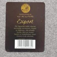 Sandels ja export  olut Etiketti taustat