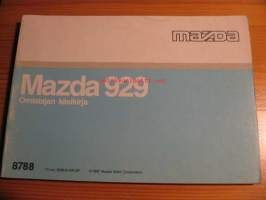 Mazda 929 -Omistajan käsikirja 1987
