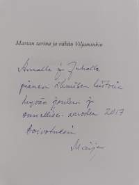 Martan tarina ja vähän Viljaminkin (signeerattu, tekijän omiste)