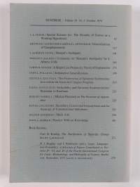 Synthese volume 28, no. 2 october 1974