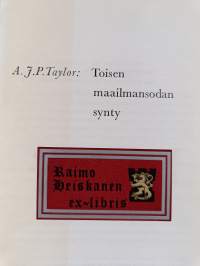 Toisen maailmansodan synty