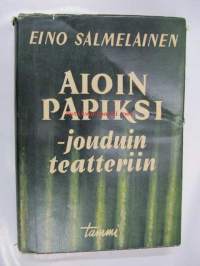 Aioin papiksi - jouduin teatteriin : muistelmia ja mietteitä