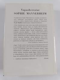 Vapaaherratar Sophie Mannerheim : ihminen ja elämäntyö
