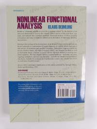 Nonlinear functional analysis