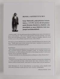 Heinola - kotiseutuni mun : Kaija Multamäki muistelee