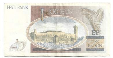 Eesti / Viro  1 krooni 1992 seteli