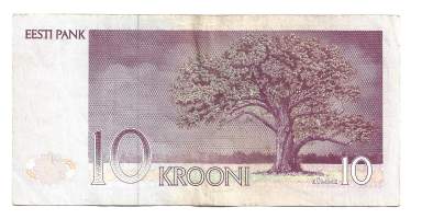 Eesti Viro  10 kroonia 1991 seteli