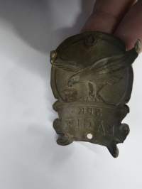 SPK Eagle -polkupyörän keulamerkki / runkomerkki -bicycle emblem / badge