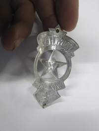 Nordstjärnan - Wiklunds -polkupyörän keulamerkki / runkomerkki -bicycle emblem / badge