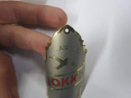 Lokki - Y. Airisto, Pöytyä -polkupyörän keulamerkki / runkomerkki -bicycle emblem / badge