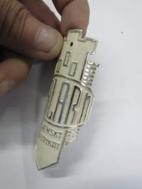Mälarn - Svenskt fabrikat -polkupyörän keulamerkki / runkomerkki -bicycle emblem / badge