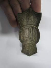 Idrott - Teräs?, Turku -polkupyörän keulamerkki / runkomerkki -bicycle emblem / badge