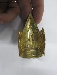 Camping -polkupyörän keulamerkki / runkomerkki -bicycle emblem / badge