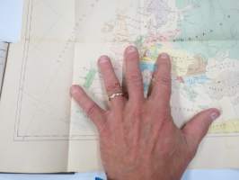 Karte von Europa im Jahre 1860 -Euroopan kartta, mukana tuolloisten &quot;regenttien&quot; eli hallitsijoiden luettelo