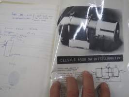 Celsius Heaters - Wintermiser 6500 vesikiertoinen sisätila- / moottorilämmitin -asennusohjeet, käyttö ym. myös ruotsinkielinen osuus