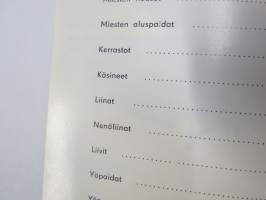 LH Tekstiili Oy hinnasto 1962 - kuvitettu vaatehinnasto