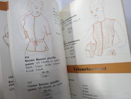 LH Tekstiili Oy hinnasto 1962 - kuvitettu vaatehinnasto