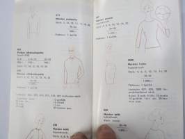 LH Tekstiili Oy hinnasto 1962 - kuvitettu vaatehinnasto