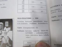 Tico syksy 1961 hinnasto - kuvitettu vaatehinnasto