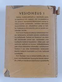 Vesioikeus 1 : yleiset opit, omistusoikeus, jaot, katsaus ulkomaihin