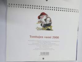 Mauri Kunnas - Tonttujen vuosi 2000 -seinäkalenteri