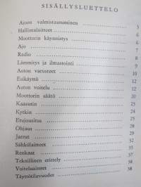 Volga M, M-21 (M21) Huolto-ohjeet (käyttöohjekirja) -owner´s / operator´s manual