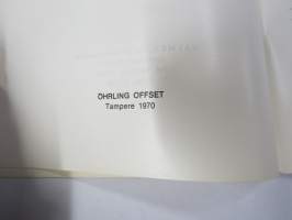 Valmet 310 B, 411 A, 4111 AS dieselmotorerna, drift och skötsel /  instruktionsbok -käyttöohjekirja, ruotsinkielinen