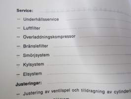 Valmet 310 B, 411 A, 4111 AS dieselmotorerna, drift och skötsel /  instruktionsbok -käyttöohjekirja, ruotsinkielinen