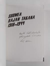 Suomea rajan takana 1918-1944 : suomenkielisen neuvostokirjallisuuden historia ja bibliografia (signeerattu, tekijän omiste)