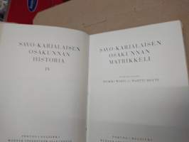 Savo-Karjalaisen osakunnan historia IV. Matrikkeli