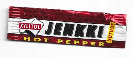 Xylitol Jenkki Hot Peppertyhjä tuotapakkaus purkkakääre makeiskääreE&#039;