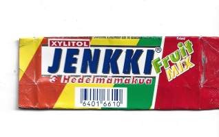 Xylitol Jenkki Fruit Mixtyhjä tuotapakkaus purkkakääre makeiskääreE&#039;