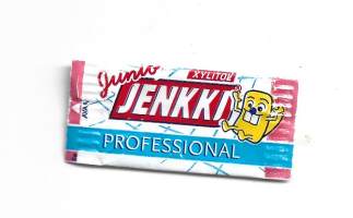 Xylitol Jenkki Junior Professionaltyhjä tuotapakkaus purkkakääre makeiskääreE&#039;