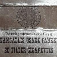 Kansallis-osake-pankki tupakka-aski tuotepakkaus