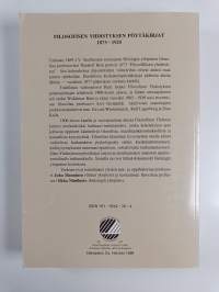 Ajatuksen laboratorio - Filosofisen yhdistyksen pöytäkirjat 1873-1925