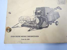 John Deere PC-4126 - 930, 940 Combines Parts Catalog -leikkuuupuimuri, varaosaluettelo