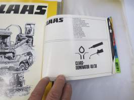 Claas Dominator 48, 38 combine instruktionsbok -leikkuupuimuri, käyttöohjekirja, ruotsinkielinen