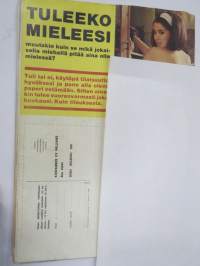 Jermu 1971 nr 1, Huolettoman huoran päiväkirja, Amatsonit metsästävät miehiä, Tehtävä alastomien geishojen talossa, Valpon kuulustelumenetelmä, ym -aikuisviihdelehti
