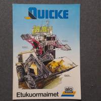 Quicke Etukuormaimet  1950-1986  myyntiesite