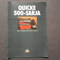 Quicke Etukuormaimet   500-sarja myyntiesite