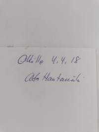 Rikos ja rakkaus (signeerattu, tekijän omiste)