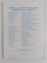 Gastronomisk ordlista : ravintolasanasto ruotsi-suomi-ruotsi