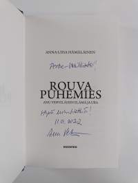 Rouva puhemies – Anu Vehviläisen elämä ja ura (signeerattu, tekijän omiste)