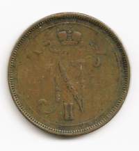 10 penniä  1896