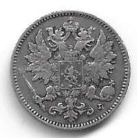 25 penniä  1902 hopeaa