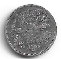 25 penniä  1906 hopeaa