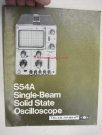 Telequipment S54A Single-Beam Solid State Oscilloscope -myyntiesite